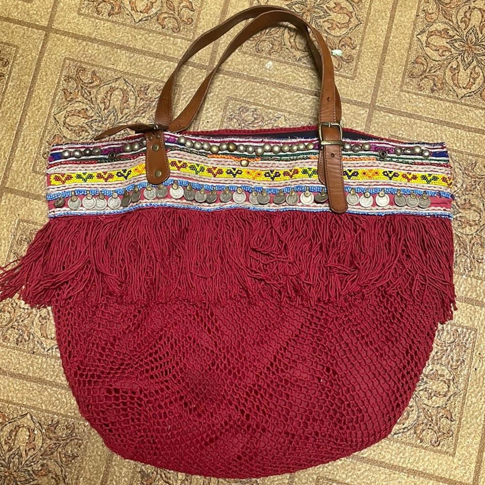 ELLIOT MANN INDIE IN RED/Pink PURSE/BAG